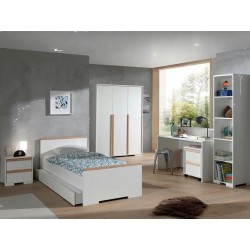 Armoire Mobile 2 Tiroirs London Bois Blanc Vipack