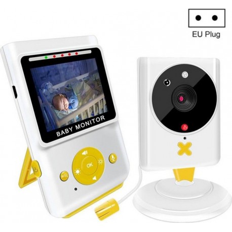 NC Babyphone Camera Sans Fil Écran 2.4 Pouces Vision Nocturne Audio Bidirectionnel Eu Pl