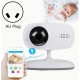 NC Babyphone Camera Sans Fil 720p Vision Nocturne Détection Mouvement Audio Bidirectionn