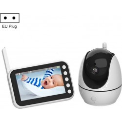 NC Babyphone Camera Avec Écran 4.5 Pouces Vision Nocturne Musique Température Eu Plug Yo