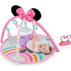 NC Tapis D'éveil Minnie My Best Friend, Musique Et Lumieres, Arche De Jeu Avec 6 Jouets, Coussin De Support Position Plat V