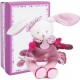 NC Doudou Et Compagnie Cerise Et Petit Chou Hochet Cerise Le Lapin