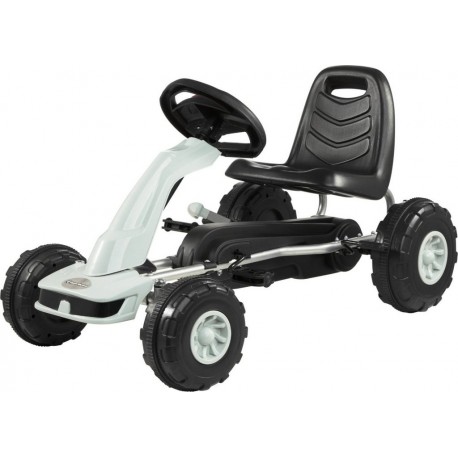 NC Quad Enfant 3-5 Ans Voiture À Pédales 2 Freins À Main Sur Roues Arrières 4 Roues Métal Plastique