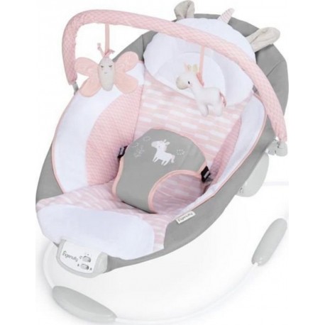 NC Ingenuity Transat Bébé Avec Vibrations Et Mélodies Rose Flora