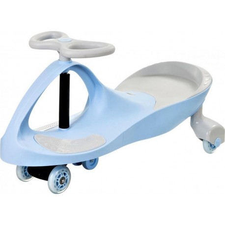 Voiture Porteur Enfant Twistcar, Tourner Le Guidon Pour Avancer 0u Tourner 120Kg Roues Led, Bleue