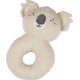 NC Doudou Hochet Rond Bébé koala 14cm Naturel