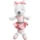 NC Hochet Petite Souris Danseuse Étoile En Velours Rose