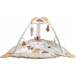 NC Tapis D'éveil Tipi Bébé 77x77cm En Polyester Beige