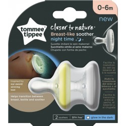 TOMMEE TIPPEE Sucette 0-6 mois Closer to nature lot de 2 sucettes