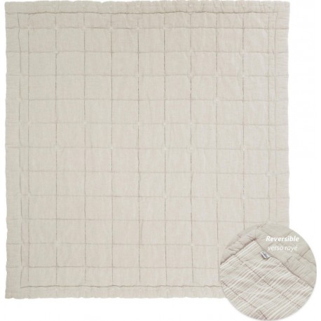 NC Baby Relax Tapis Coton Anna Sable Lave Par Nattiot 100 X 140 Cm