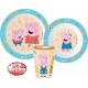 peppa Pig Ensemble Repas Pour Enfant peppa Pig Livré En Vrac Sans Bpa