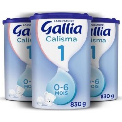 Gallia Calisma 1 Lait En Poudre Pour Bébé 3 X 830 G De 0 A 6 Mois