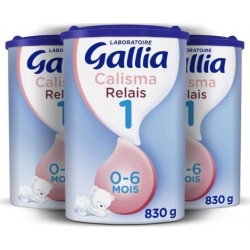 Gallia Calisma Relais 1 Lait En Poudre Pour Bébé 3 X 830 G De 0 A 6 Mois