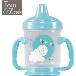 Tom & Zoe Tasse D'apprentissage Avec Ances Couleur Bleu