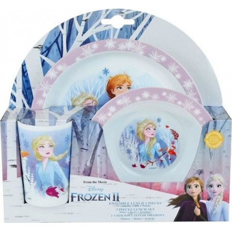 Disney Reine Des Neiges Ensemble Repas Incluant 1 Verre 220ml