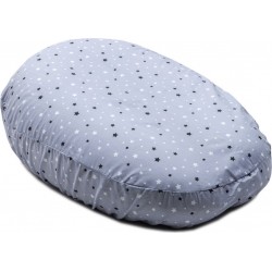 NC Charlotte Pour Coussin De Maternité Pour Oreiller De Grossesse Et D'allaitement 100% Coton Motif Étoiles