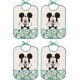 NC Lot De 4 Bavoirs Peva Imperméables Mickey