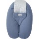 TINEO Coussin de grossesse bleu le coussin d'allaitement