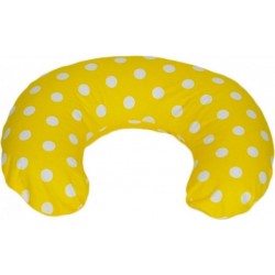 NC Coussin Appui-tête Pois De Jaune