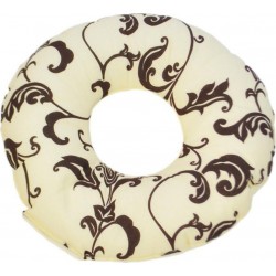 Clair Coussin Rond Post Natal Dessin Floral Clair