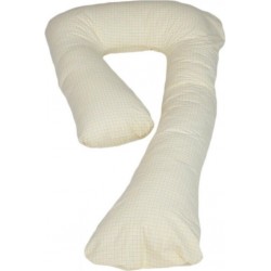 NC Coussin D'accouchement Pre/post Natal Beige À Carreaux