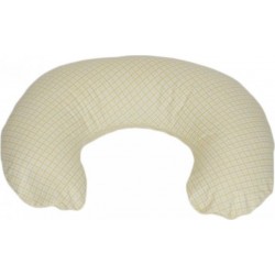 NC Coussin Appui-tête Beige À Carreaux