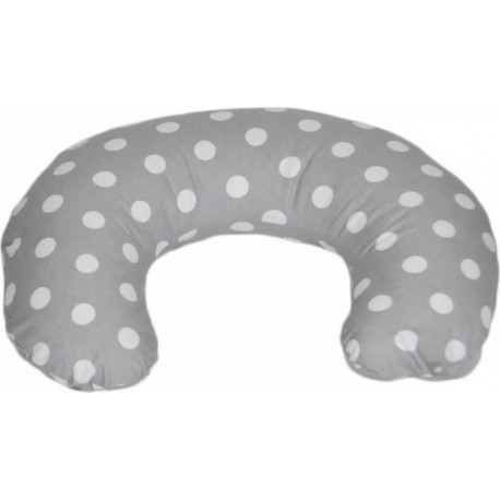 NC Coussin Appui-tête Pois De Gris