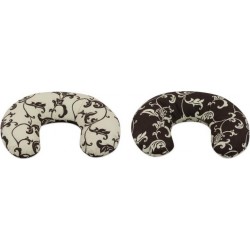 Clair Coussin Appui-tête Dessin Floral Sombre Dessin Floral Clair