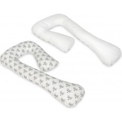 Coussin D'accouchement Pre/post Natal Renards  Blanc