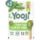 NC Yooji Purée Lisse Petit Pois Bio – 12 Repas Bébé Dès 4 Mois les 3 sachets de 1440g