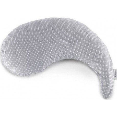 NC Theraline Coussin D'allaitement Yinnie Points Gris 135x35cm la bouteille