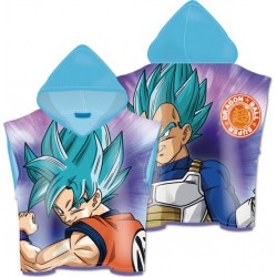 Poncho Microfibre Capuche Dragon Ball Z 55x55cm