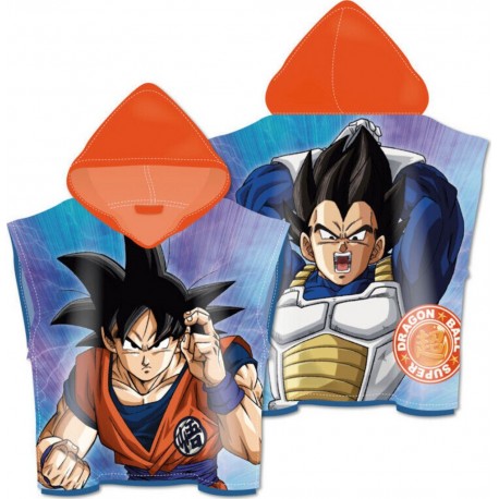 Poncho Microfibre Avec Capuche Dragon Ball Z 55x55cm