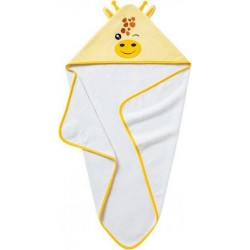 NC Serviette Babycalin 29 X 35 Cm Jaune Girafe