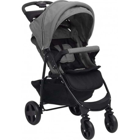 Clair Poussette Pour Bébé 2-en-1 Gris Acier