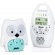 Alecto Dbx-84 Babyphone Dect Hibou, Blanc/menthe