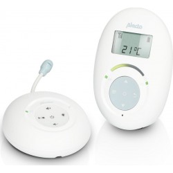 Alecto Dbx120 Babyphone Full Eco Dect Avec Écran, Blanc/blue