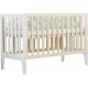 Lit Bébé Kippy 60 X 120 Blanc Et Verni