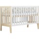 Lit Bébé Kippy 60 X 120 Naturel Et Blanc