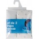 NC Babycalin Lot De 2 Draps Housse Étoiles Grises