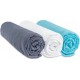 NC Lot De 3 Draps Housse Jersey 100% Coton (60x120 Cm) Easy Dort