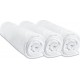 NC Lot De 3 Draps Housse Jersey 100% Coton (50x100 Cm) Easy Dort