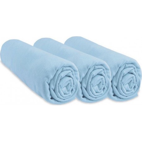 NC Lot De 3 Draps Housse Jersey 100% Coton (50x100 Cm) Easy Dort