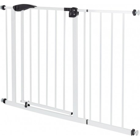 Protection De Porte Blanche, 105-115 Cm, Sans Perçage, En Métal Thermolaqué