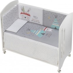 NC Lit Bébé Lovely Premium Avec 3 Pcs Textiles Tipi Oso Gris