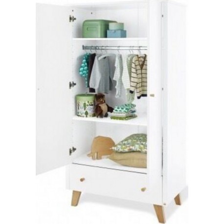 NC Chambre De Bébé Pan 3 Pièces Lit De Bébé Évolutif Commode À Langer Armoire