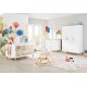 NC Chambre De Bébé Lumi 3 Pièces Lit De Bébé Évolutif Commode À Langer Large