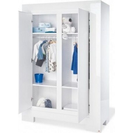 NC Chambre De Bébé Sky 3 Pièces Lit De Bébé Évolutif Commode À Langer Armoire