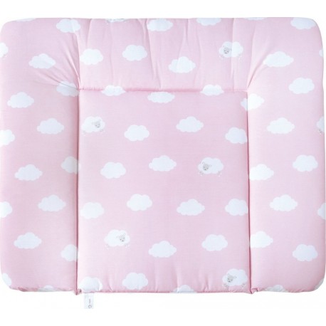 ROBA PU ROBA Matelas à langer Kleine Wolke rose – 85 x 75cm – Revêtu de PU