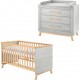 NC Chambre Miami Gris Lit, Commode